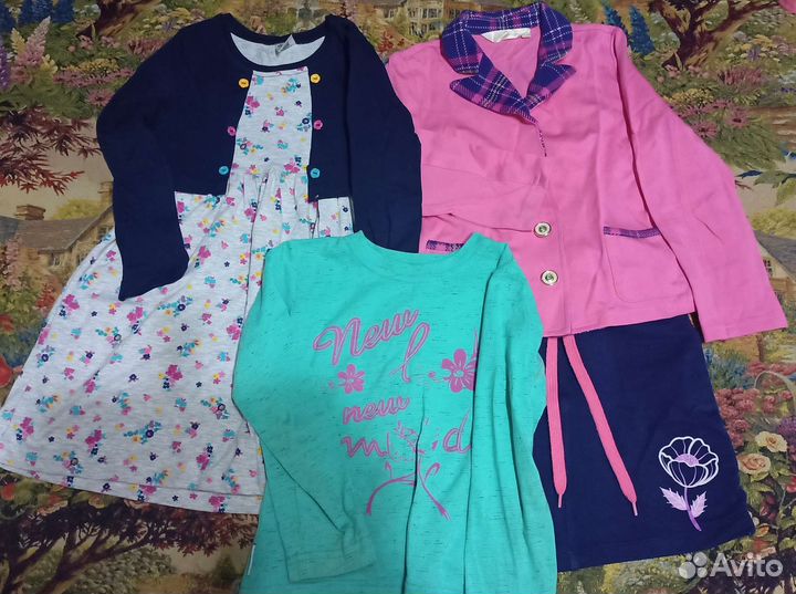 Вещи пакетом для девочки 104