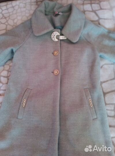 Пальто для девочки 140