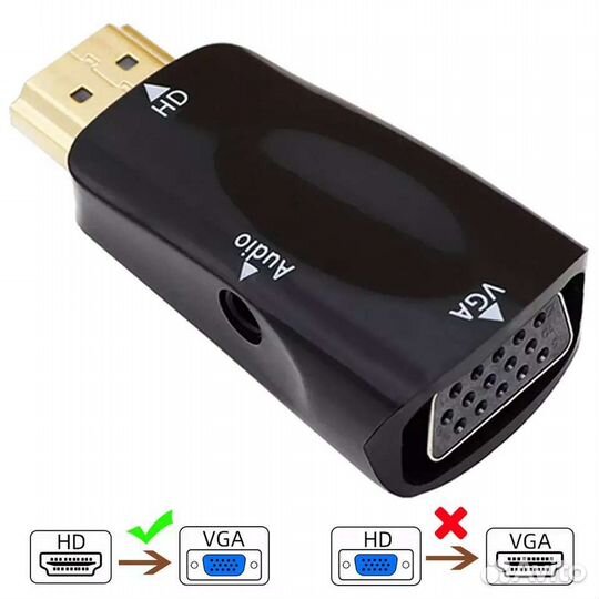 Переходник hdmi vga со звуком
