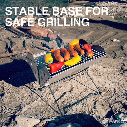 UCO Flatpack Portable Stainless Steel Grill