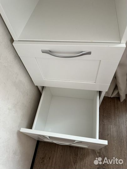 Стеллаж аналог IKEA белый 39.2х34.8х190 см