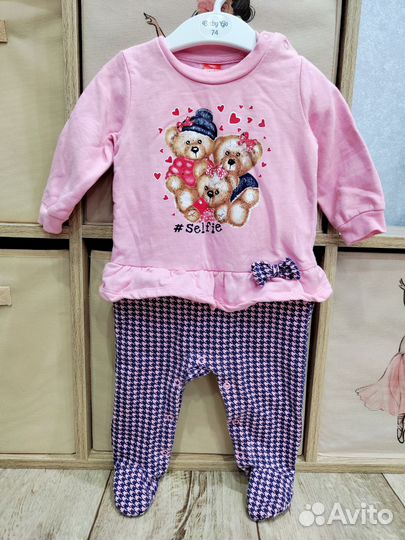 Комбинезон для девочки 68