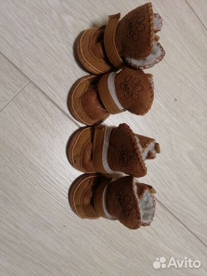 Зимние сапоги для мелких пород собак