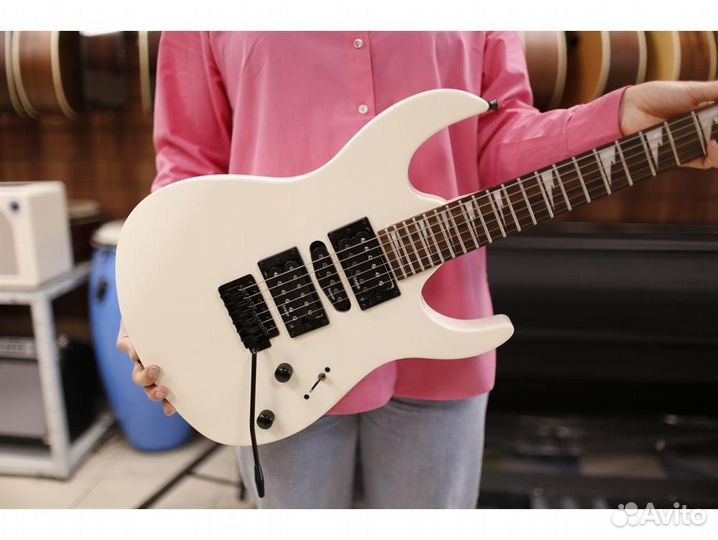 Sqoe Seib370 white электрогитара, цвет белый