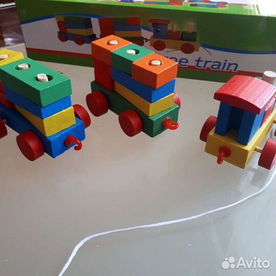 Паровоз деревянный