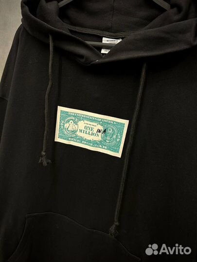 Vetements худи One Million оверсайз