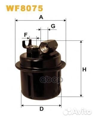 Фильтр топливный WF8075 WIX filters