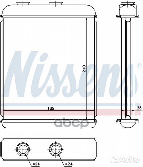 Радиатор отопителя opel: astra g hatchback (f48