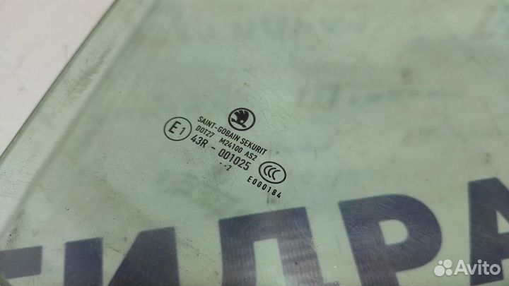 Стекло двери передней правой Skoda Fabia 5J0845022