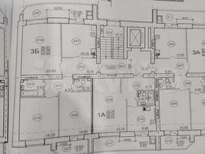 3-к. квартира, 92 м², 6/9 эт.
