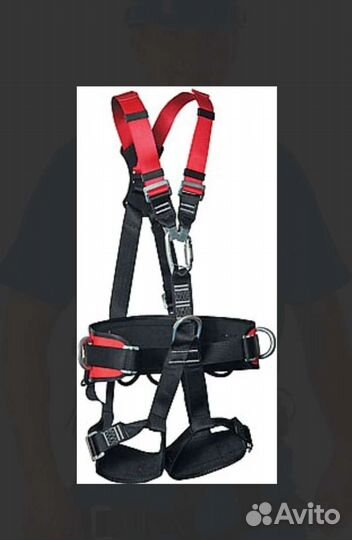 Страховочная привязь + с двойным усом амортизаторо