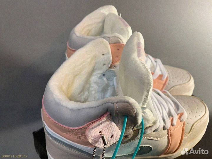 Кроссовки Nike Air Jordan тёплые (Арт.21453)