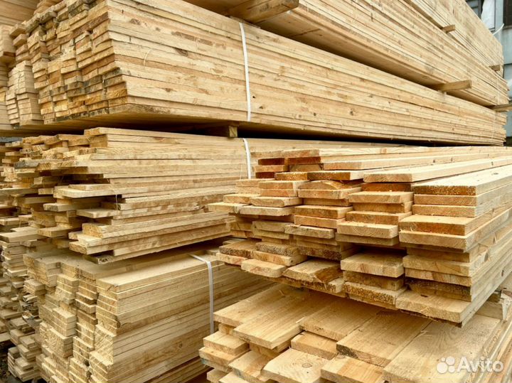 Доска обрезная 50х150х6000мм с доставкой