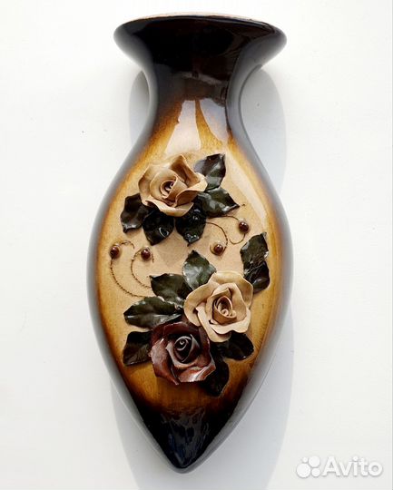 Ваза настенная. Керамика