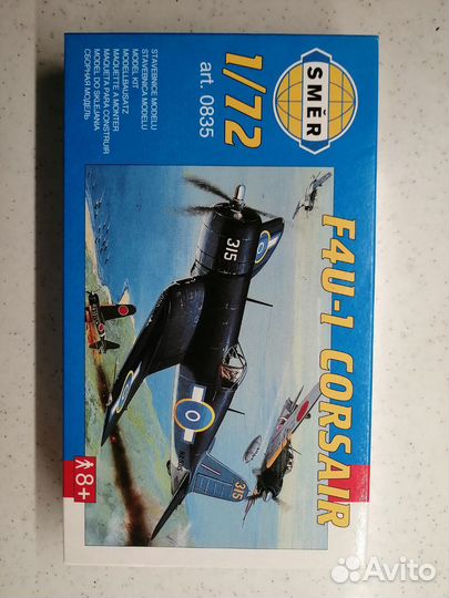 Модель самолета Corsair f4u smer 1/72