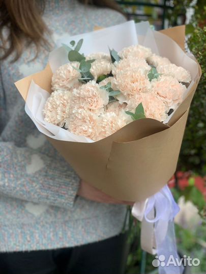 Букет из диантусов