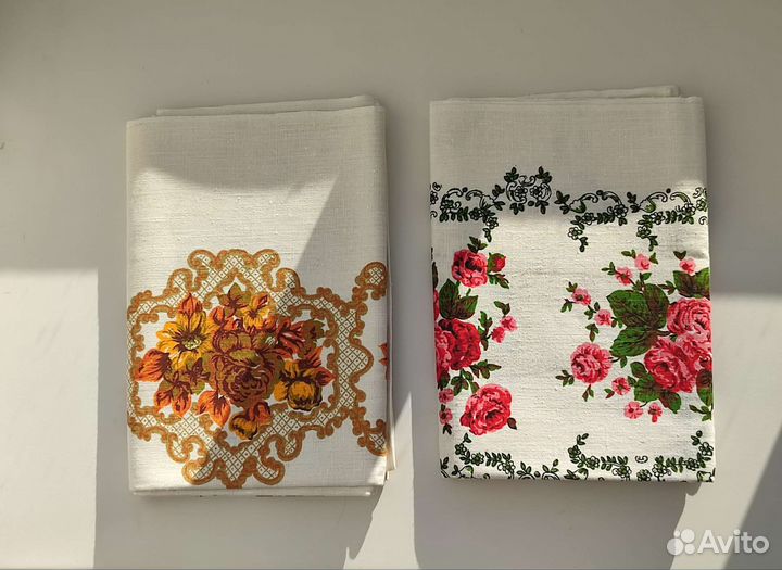 Скатерть СССР Лён. Новая 130х175 см