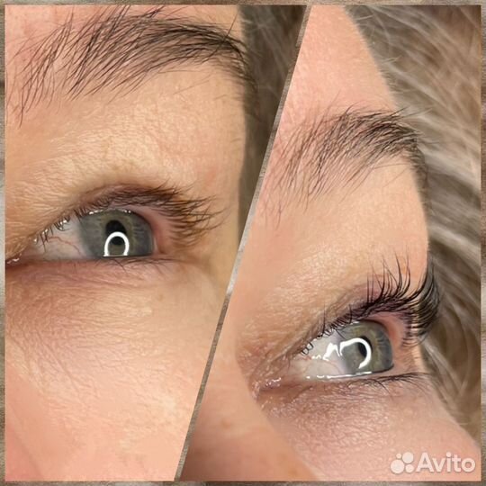 Ламинирование бровей ресниц окрашивание коррекция