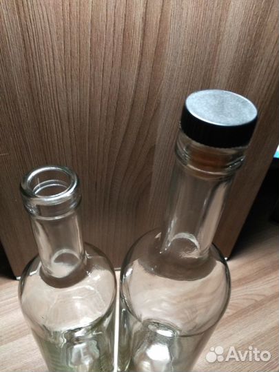 Бутылка стеклянная под камю Арина 1.0л