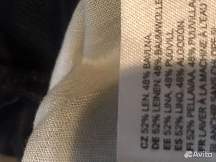 Рубашка лен, одежда 56,58,60