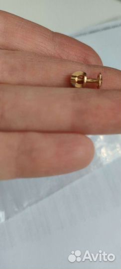 Золотые серьги