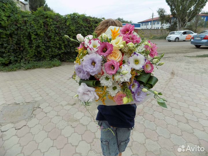 Эустома. Букеты. Композиции