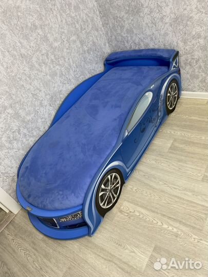 Детская кровать машинка с подьемным механизмом