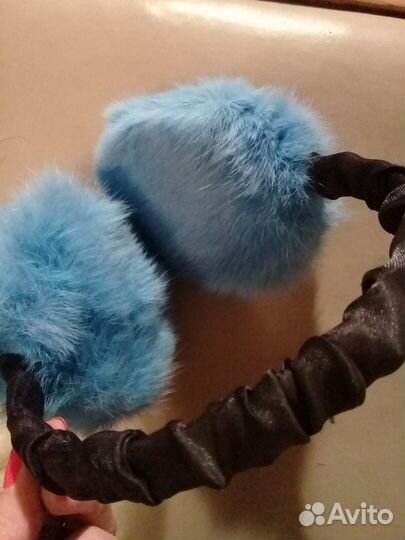 Меховые наушники