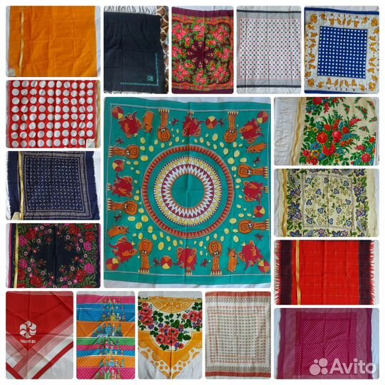 Платки, шали, косынки СССР, агитация