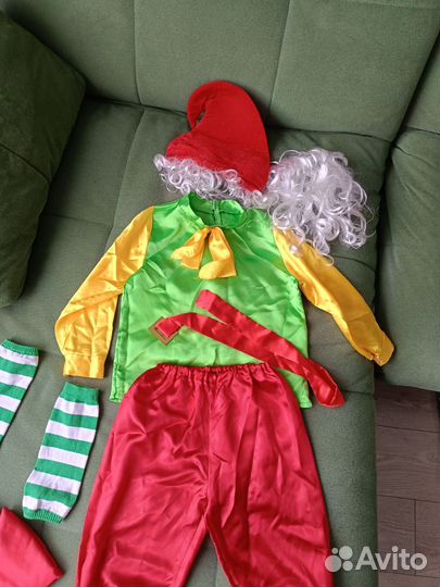 Карнавальный костюм гномика на мальчика