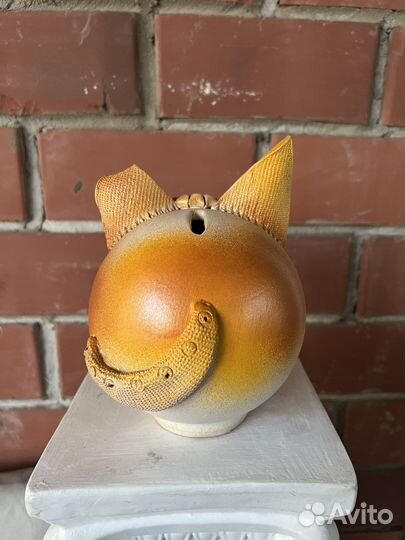 Копилка (фигура садовая) котик