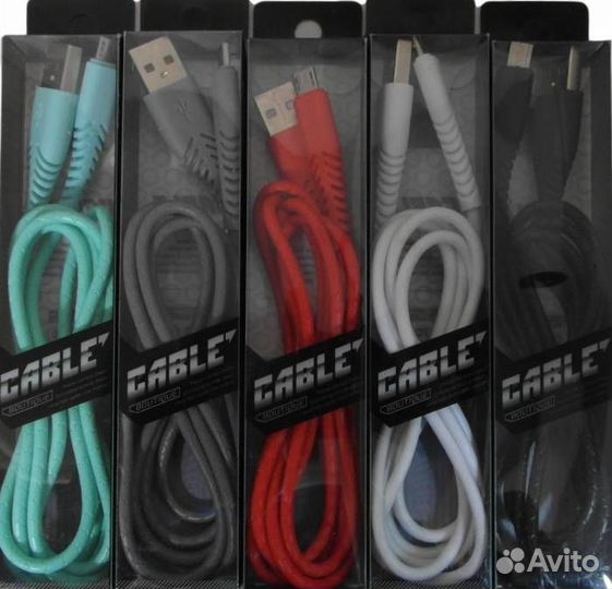 Кабель micro USB Viper, 2.4A, Белый