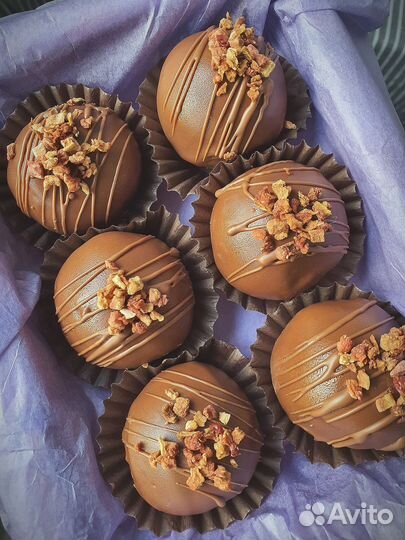 Шоколадное пирожное картошка, подарочный набор