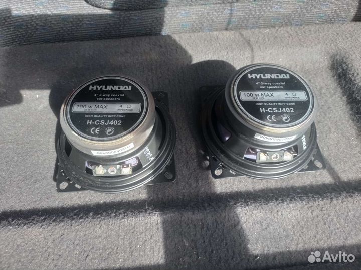 Колонки 10 см hyundai