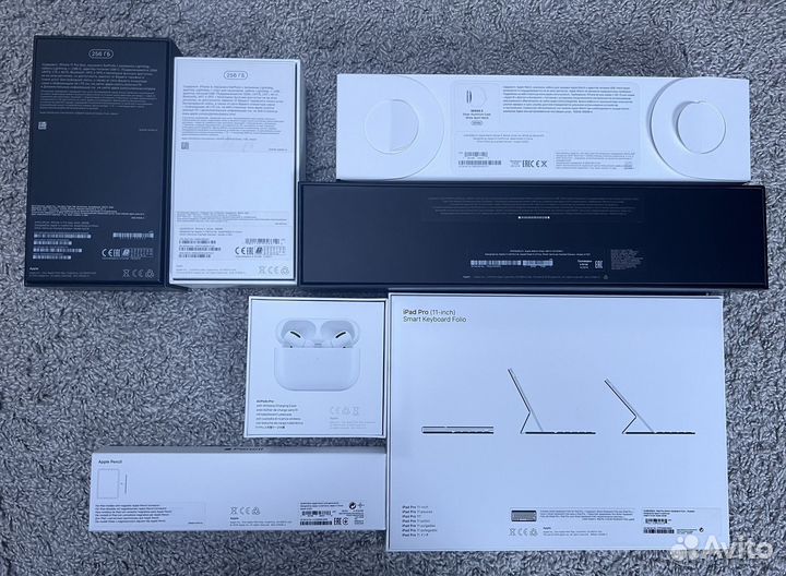 Коробки от техники apple