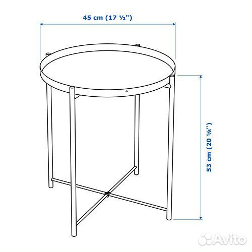 IKEA gladom стол сервировочный оригинал икеа