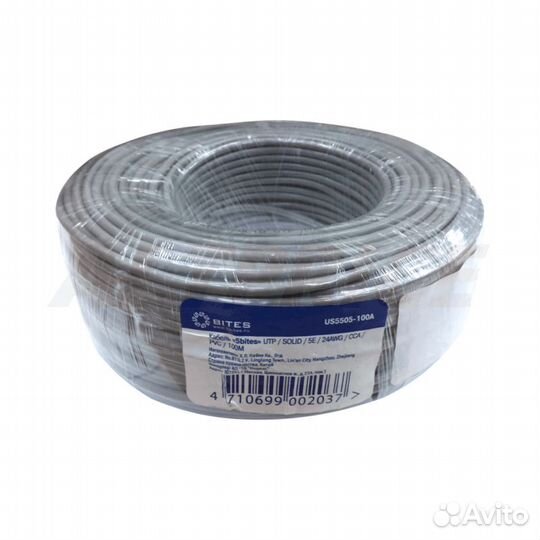 Кабель 5bites UTP 5E 24AWG CCA PVC 100M