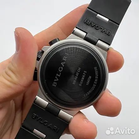 Часы Bvlgari Diagono Aluminium Chronograph Silver