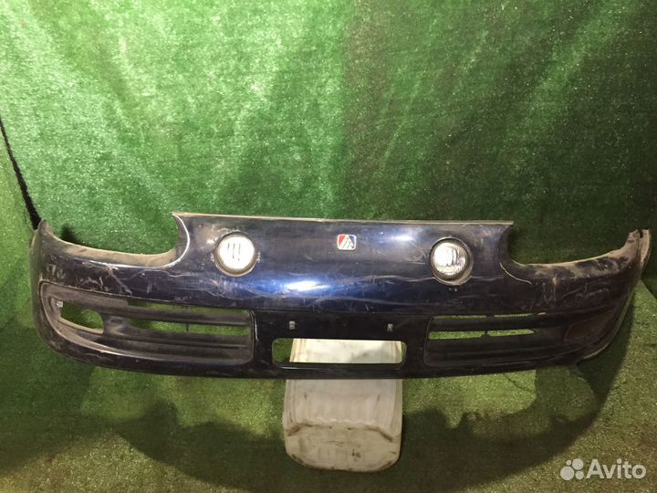 Бампер передний Mazda Autozam Clef GE Синий трещни