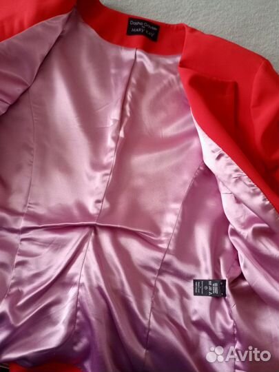 Жакет женский красный, 48-50 рр