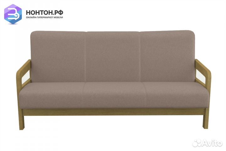 Диван книжка Вега-34 бежевый