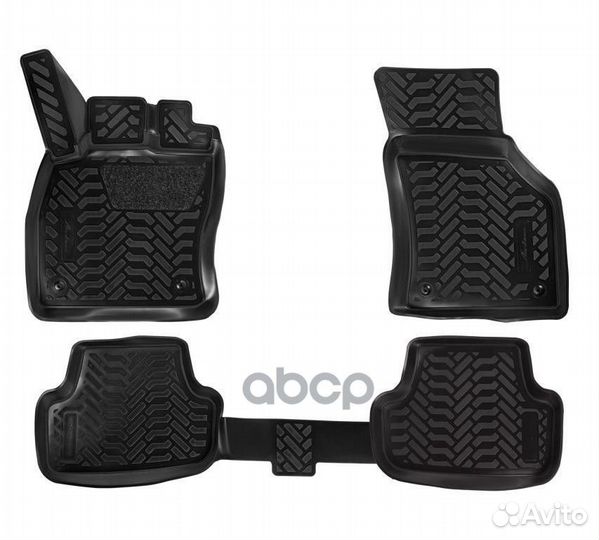 Ковры в салон 3D VW Golf VII (12) компл. 4 шт