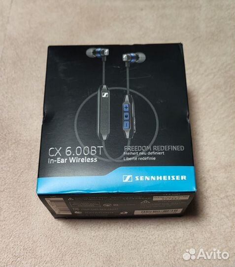 Беспроводные Наушники Sennheiser CX 6.00 BT