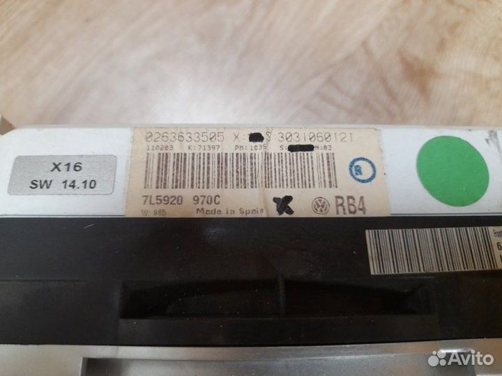 Приборная панель Porsche Cayenne 955 2003-2010