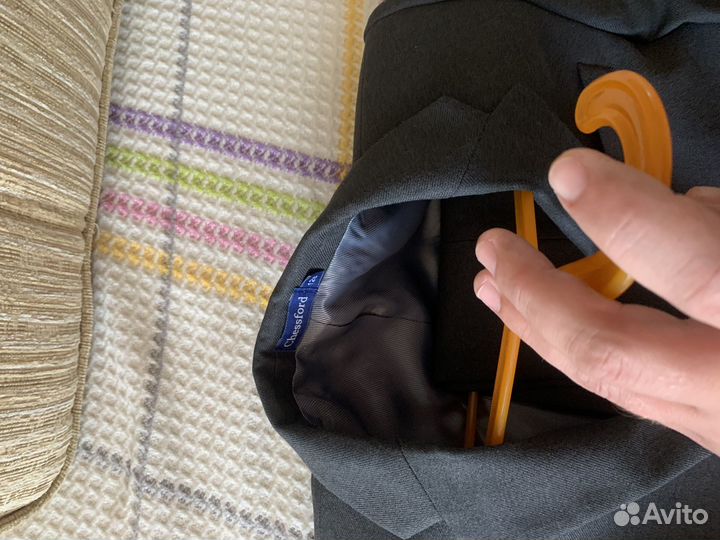 Школьный костюм для мальчика 128 серый