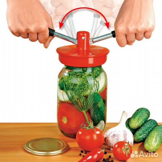 Банки стеклянные, крышки, машинки