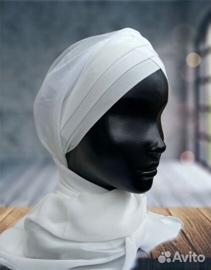 Готовый платок на никах