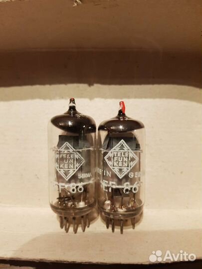 Радиолампы Ef86 (Ef806s) telefunken