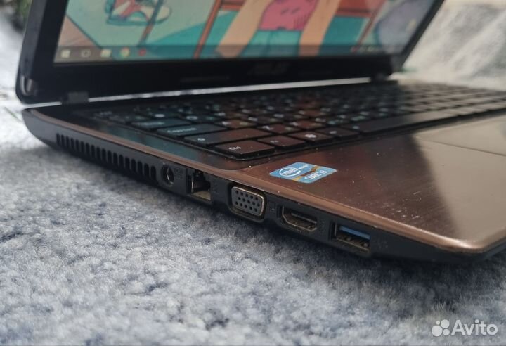 Игровой ноутбук asus i3/GT520MX/озу8гб