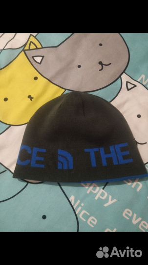 Шапка The north face двухсторонняя